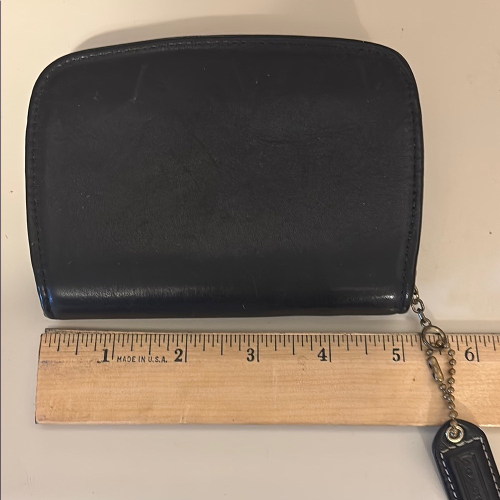 Coach Black Leather Wallet